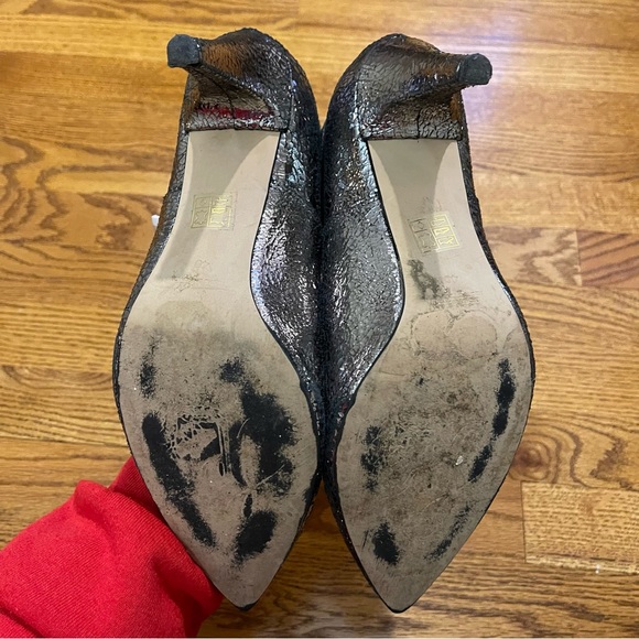 Free People Leather Lexi Heel Boots in Silver - Picture 13 of 16